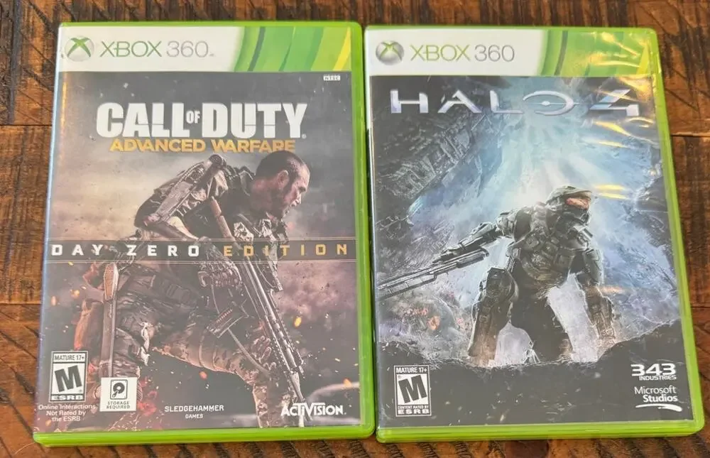 Xbox 360 Bundle Call of Duty Advanced Warfare Day Zero Ed/Halo 4 Works